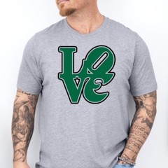 Philly LOVE | Philadelphia Football themed Soft Ring Spun Cotton T-Shirt