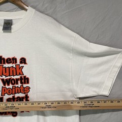 Eastbay Shirt Mens Extra Large When A Dunk Is Worth 3 Points Vintage Basketball