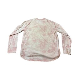 Hollister Must Have Collection Mens L Long Sleeve Crew Neck T Shirt Pink Tie Dye