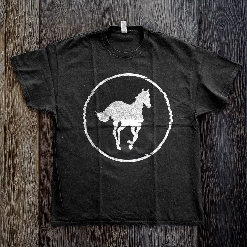 Deftones White Pony Horse, Rock Music Band Black Shirt Size S-5XL