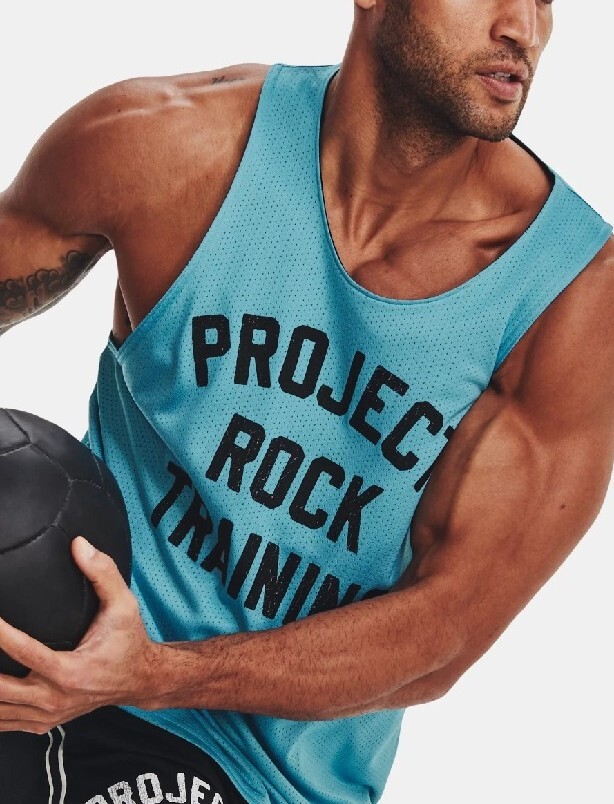 XL Under Armour Men’s Project Rock Reversible Mesh Tank 2023 In Hand Sleeveless