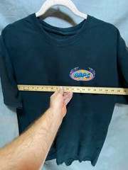 Baps Finishing First Shirt Adult Large Black Front Back Graphic Tee Mens