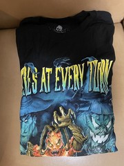 Halloween Horror Nights Universal Studios Horror Nights T Shirt Large HHN New