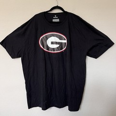 Georgia Bulldogs Football Fanatics T-Shirt Black Short Sleeve 30″ x 34″