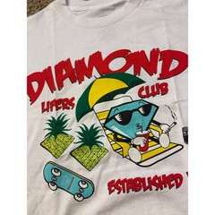 NWT Diamond Supply Co Lifers Club Graphic T Shirt Mens Size Medium