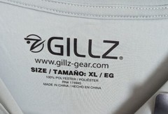 Gillz Men’s LS UV Tournament Series “High Rise Gray” L/S Shirt Size XL NWT