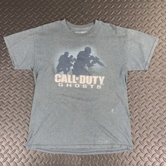 Vintage 2013 Call of Duty Ghosts Men’s Large Graphic T-Shirt COD Gaming Skater