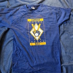 VTG Lowpoint Washburn Summer Ball Baseball Tee #20 S Made in USA