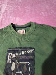 G.H. Bass & Company Brown Boxer Marine Motor Oil Graphic T-Shirt
