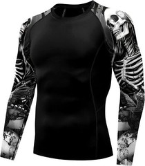 American Flag Rash Guard �C Men’s UPF 50+ Sun Protection Long Sleeve Shirt