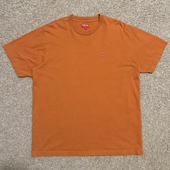 SUPREME Small Box Logo T Shirt Size XL orange