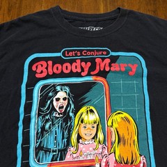 Creepy Co Bloody Mary T-Shirt Men’s XL Black Horror Graphic Tee