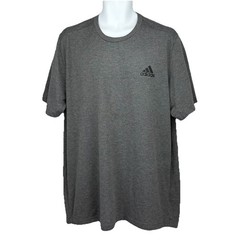 Adidas AEROREADY Athletic T-Shirt/ Men’s (XL) Gray Cotton Blend