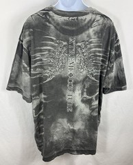 Xtreme Couture Skull & Bones Double-Sided AOP T-Shirt Men’s Size 5XL