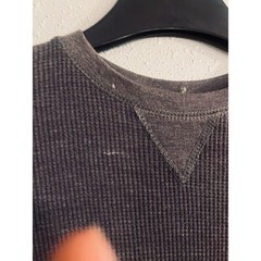 Authentic Quality Cactus Original Brand Mens L Grey Long Sleeve Waffle Shirt