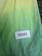 Vintage St Martin WI Shirt Mens Large Multicolor Neon Palm Trees Gradient 80s