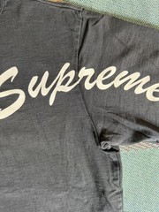 Rare SUPREME FW20 2020 Shoulder Arc Spell Out T Shirt Streetwear Black Large Fad