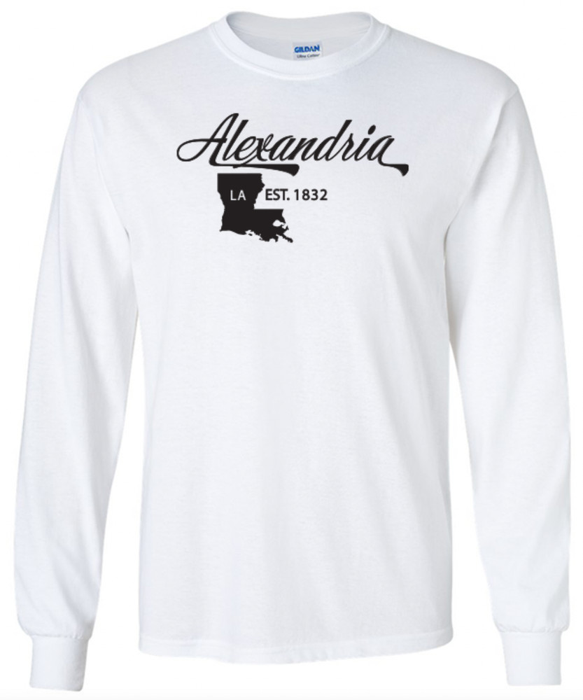Alexandria Louisiana T-Shirt Long Sleeve Graphic tee