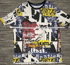 NWT Encrypted AOP Graphic T- Shirt Multicolor Men’s Size 5XL (4xl) Runs Tight