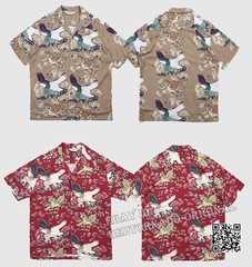 NON STOCK Vintage T-Shirt Print Shirt Men’s Short Sleeve Shirt Cuban T-Shirts