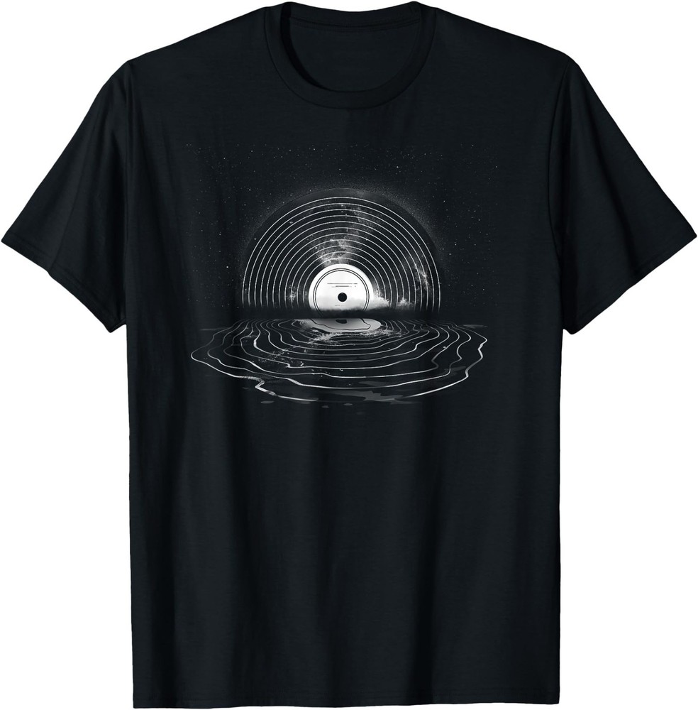 Vinyl Music Vinyl Moon Vinyl Record Lovers Collectors T-Shirt