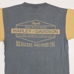 Vintage Harley Davidson T-Shirt Mens Medium Two Tone Kegels Milwaukee Wisconsin