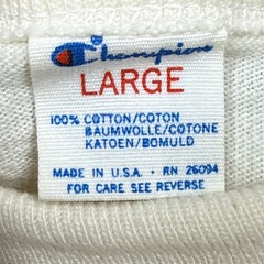 Vintage Champion Notre Dame Shirt Men Large Ivory Yellow Baseball USA 70s 80s