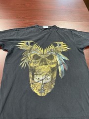 Vintage Rosso Wear XL Skull Shirt RARE FREE SHIPPING!!