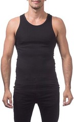 3-12 Pack Mens A-Shirt Tank Top 100% Premium Cotton Ribbed Undershirt Multicolor