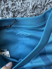 Not Applicable Umbro Everton Football Jersey Tee | Teal Blue | Size Small