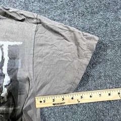 Vintage Bay Island T-Shirt Men’s L Gray Cotton Slipknot Band Graphic Rock Music