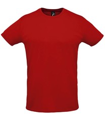 Recycled Polyester T-Shirt SOLS Unisex Breathable Wicking Short Sleeve Tee