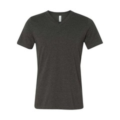 BELLA + CANVAS Heather CVC V-Neck Tee