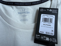 Under Armour Project Rock Brahma Bull Short Sleeve T-Shirt Men’s Sz L / 2XL