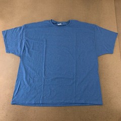 Hanes Men’s Size 3XL Heather Blue ComfortBlend EcoSmart Crew Neck T-Shirt New