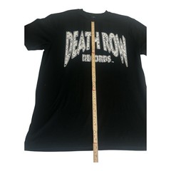 Death Row Records T Shirt Black Men’s Medium Rap Hip Hop Graphic T 90s Vintage