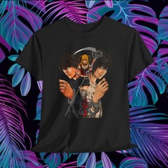 Death Note L & Misa Anime Graphic T-Shirt Gothic Manga Streetwear Tee