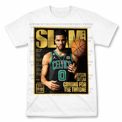 SLAM Jayson Tatum Boston Celtics Graphic T Shirt Vintage Basketball Fan Tee