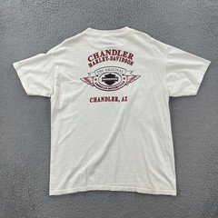 Vintage Harley-Davidson Motorcycles Mens XL White T Shirt Chandler Arizona Y2K