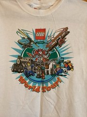 Vintage Legos 2001 World Tour Imagination Celebration Graphic T-Shirt. S(34-36)
