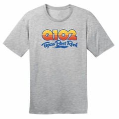 Q102 – Texas Best Rock – GREY – Ringspun Cotton