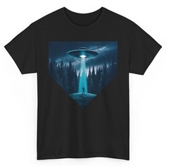 Space UFO Flying Saucers T-shirt – Alien UFOS Abductions Men Women Graphic Tee