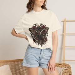 Gothic Moth Oracle T-Shirt Graphic