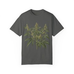 Cannabis Plant Comfort Tee Weed Marijuana Pot Leaf