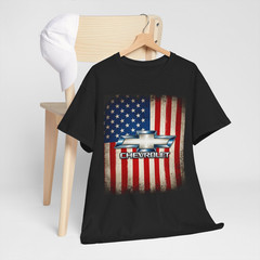 Men’s Graphic Chevrolet American Flag T-Shirt