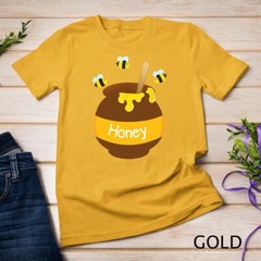 Honey Pot Cute Bee Buzzing Beehive Flying Funny Beekeeping Unisex T-shirt