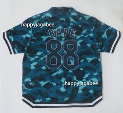 A BATHNIG APE Men’s COLOR CAMO WARM UP SS SHIRT 1M30132314 bz