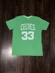 Rare Homage LARRY BIRD Player Tee Mens XL Shirt Boston Celtics