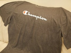 NWT MEN’S DARK GRAY CHAMPION ATHLETIC WEAR T-SHIRT TOP LOGO TALL SIZE 2XLT, 3XLT