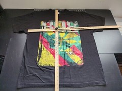 Shaka Active 808 hawaiian flag rasta colors S/S Black T-shirt Mens Size 2XL